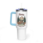 Modern Class A Motorhome "Home, But Mobile" Tumbler — 40oz Stainless Steel