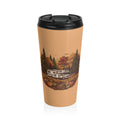 (Orange) Pumpkin Patch Vintage Class C Motorhome Travel Mug — 15oz Stainless Steel