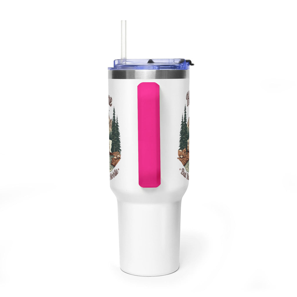 Teardrop Trailer "Home, But Mobile" Tumbler — 40oz Stainless Steel