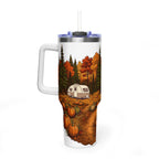 Pumpkin Patch Teardrop Trailer Tumbler — 40oz Stainless Steel