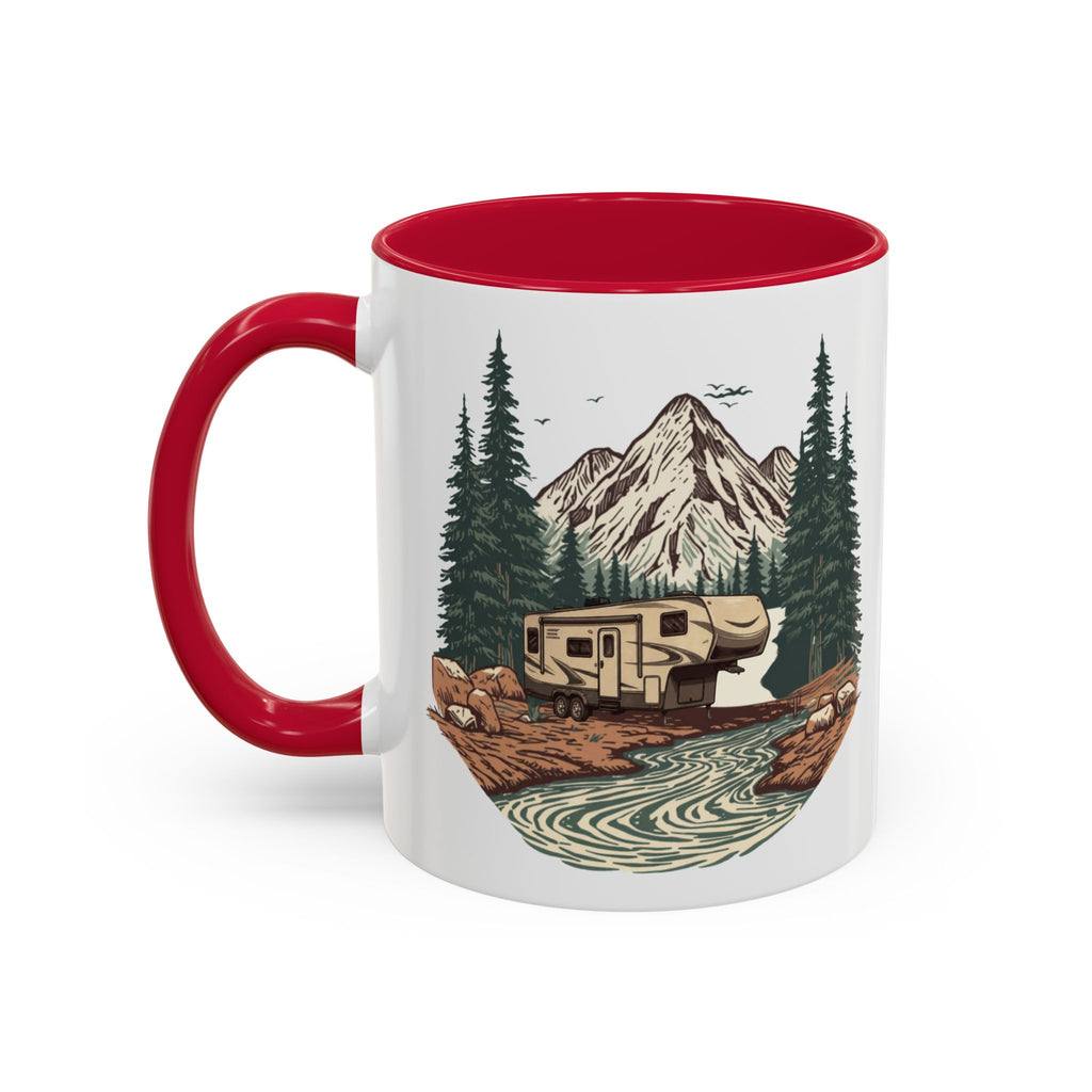 Modern 5th Wheel "Home, But Mobile" Ceramic Mug — 11oz / 15oz