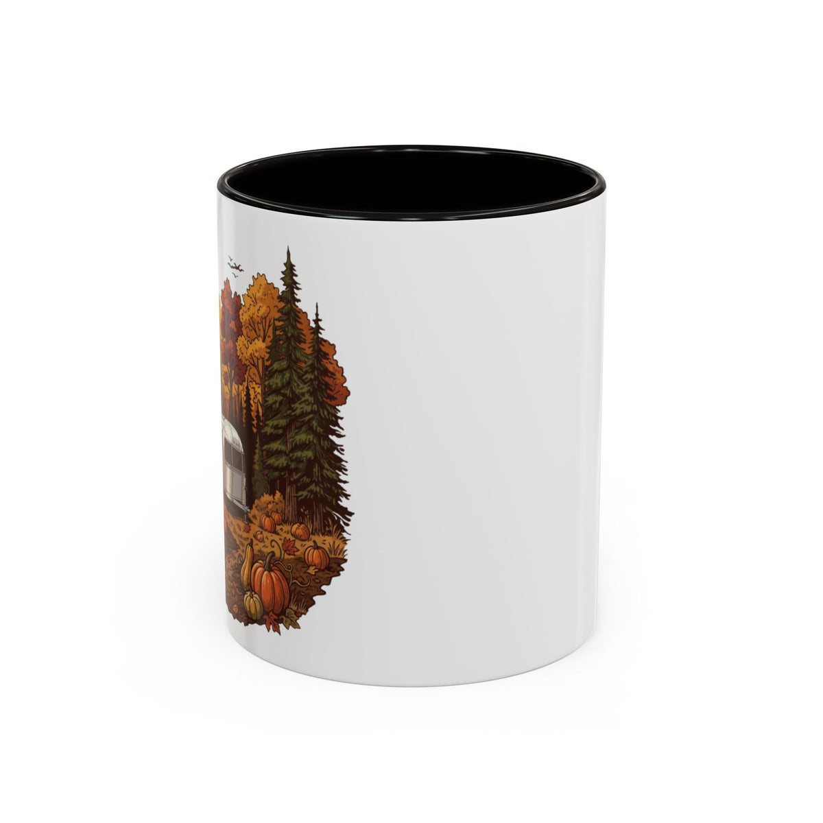 Pumpkin Patch Silver Bullet Trailer Ceramic Mug — 11oz / 15ozColorful
