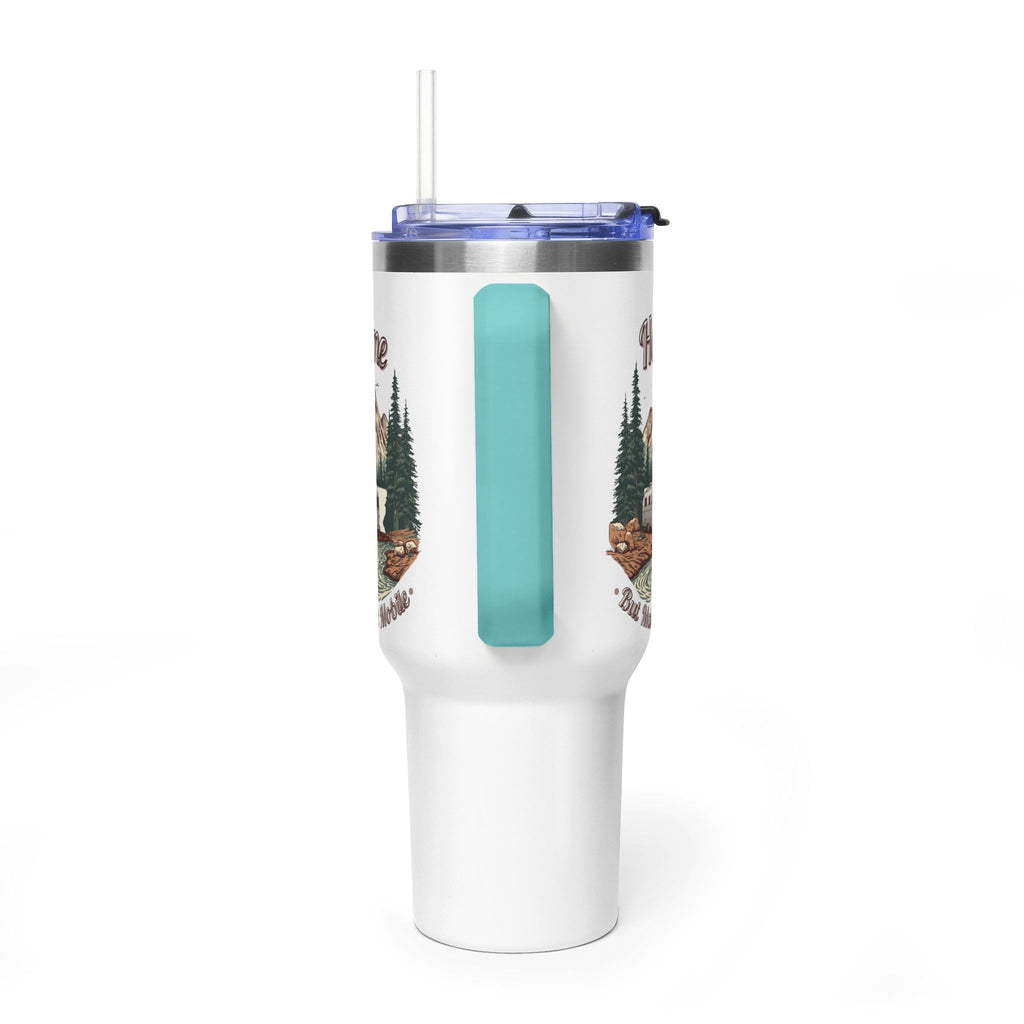 Silver Bullet Trailer "Home, But Mobile" Tumbler — 40oz Stainless Steel
