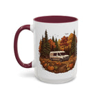 Pumpkin Patch Adventure Van Ceramic Mug — 11oz / 15ozColorful