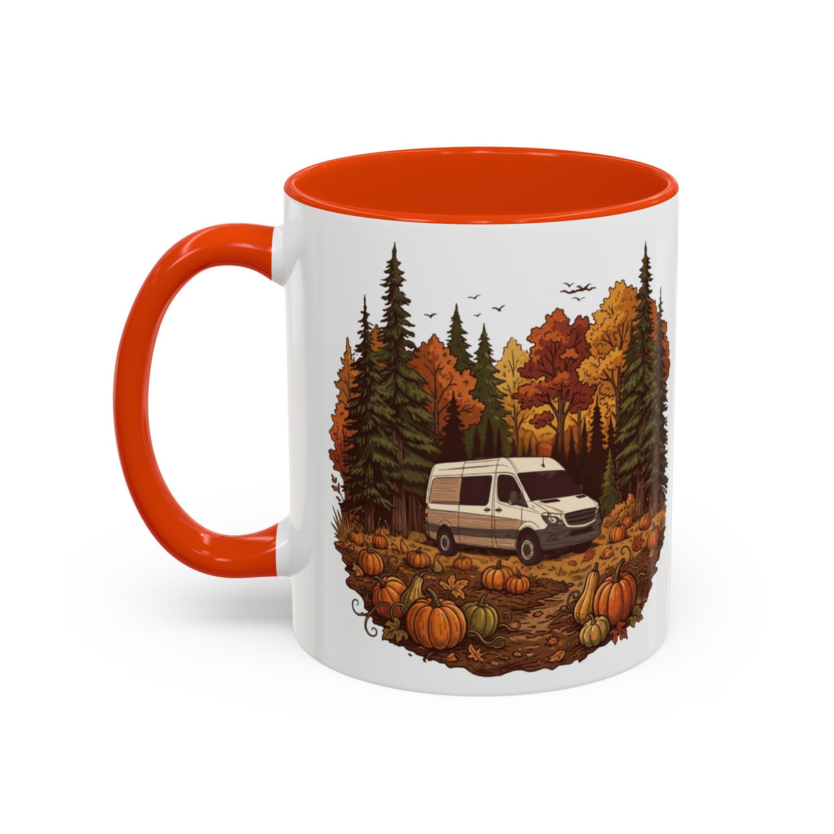 Pumpkin Patch Adventure Van Ceramic Mug — 11oz / 15ozColorful