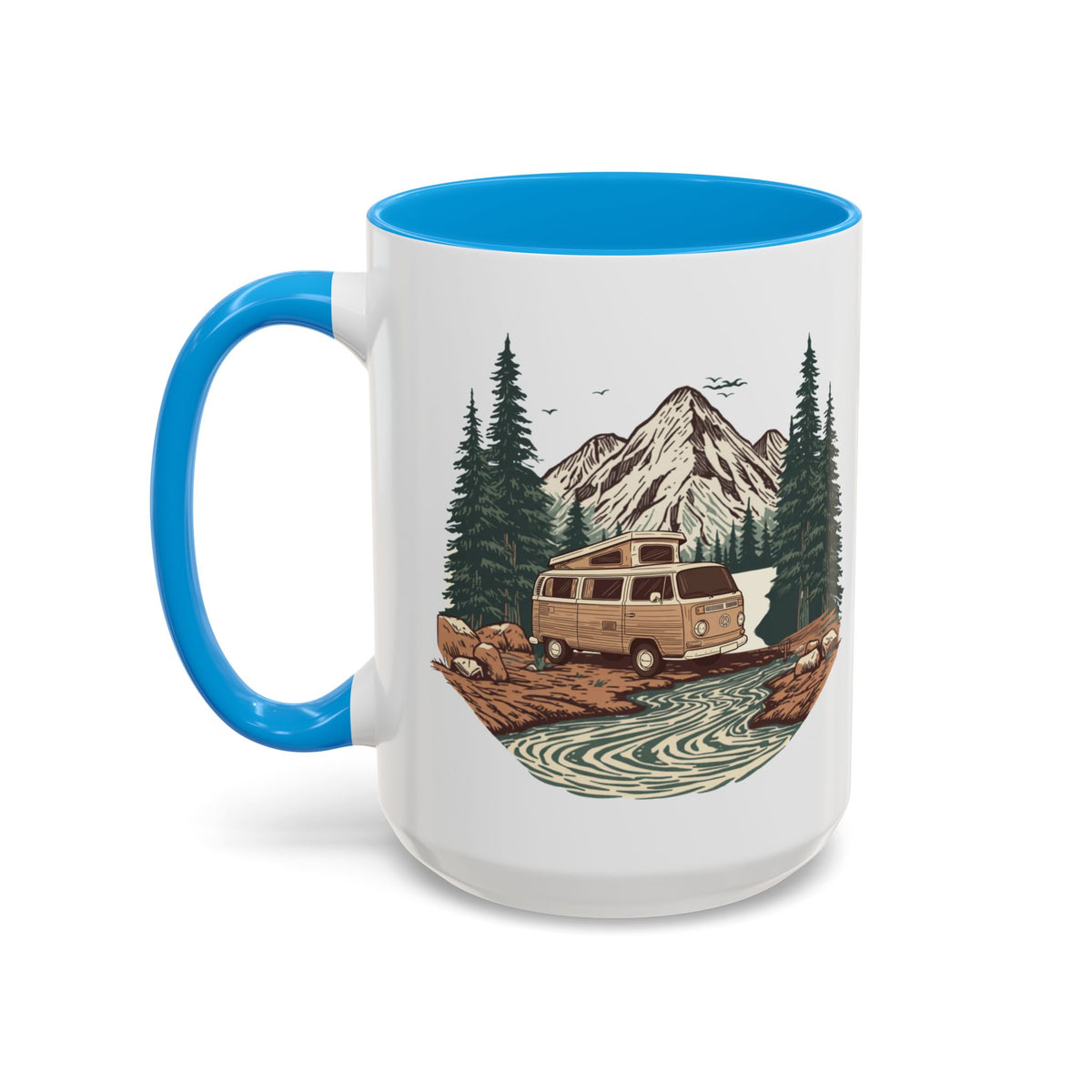 Campervan "Home, But Mobile" Ceramic Mug — 11oz / 15oz