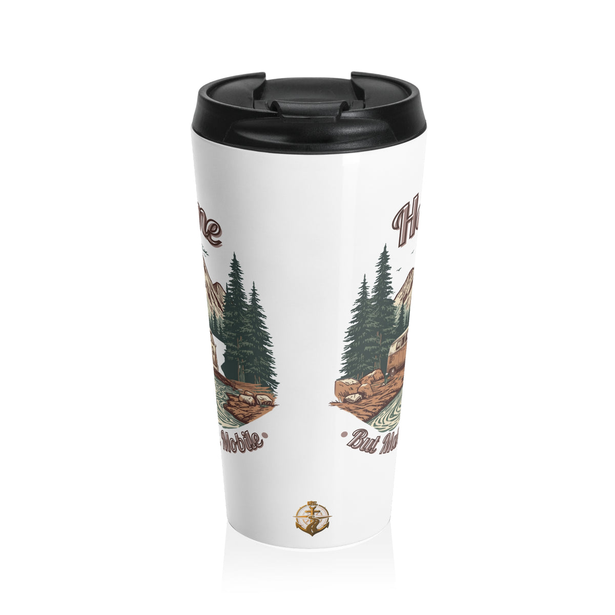 Hippy Van "Home, But Make It Mobile" Travel Mug — 15oz Stainless Steel