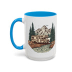 Vintage Class C Motorhome "Home, But Mobile" Ceramic Mug — 11oz / 15oz