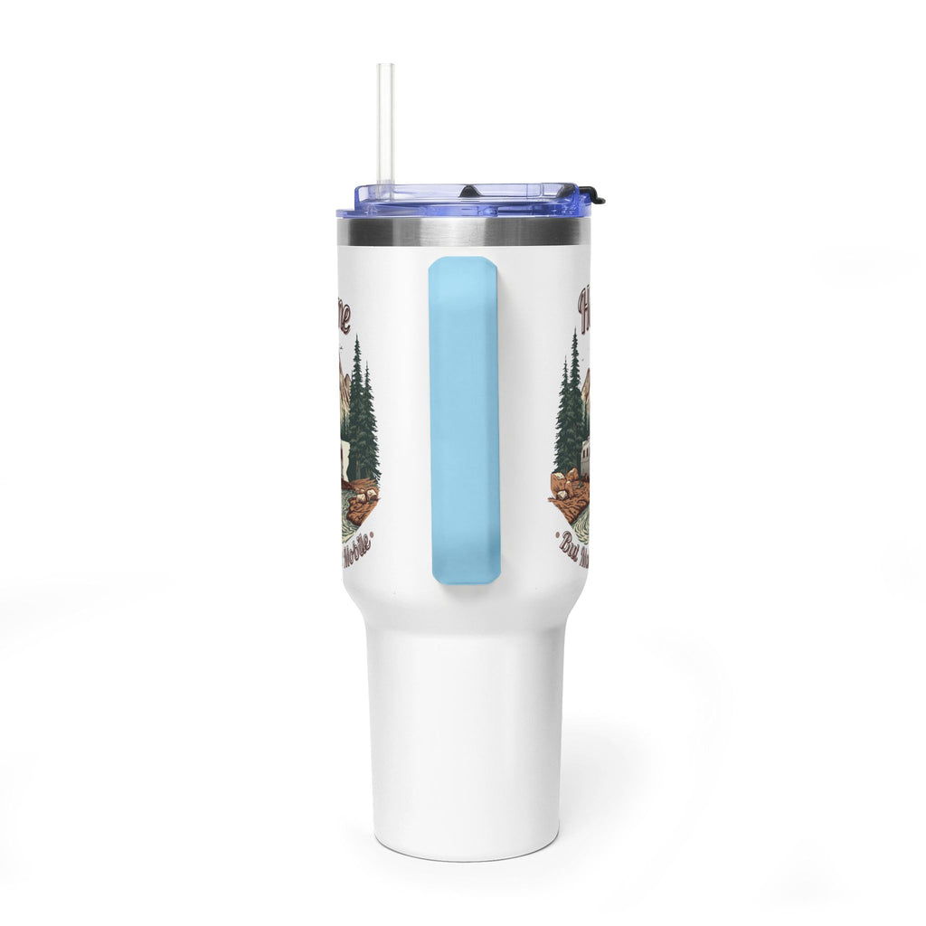 Silver Bullet Trailer "Home, But Mobile" Tumbler — 40oz Stainless Steel