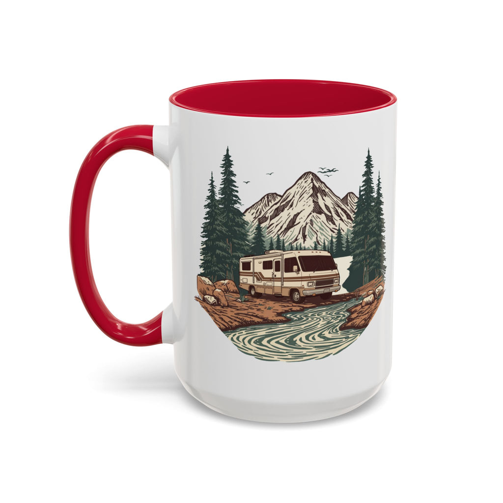 Vintage Class A Motorhome "Home, But Mobile" Ceramic Mug — 11oz / 15oz