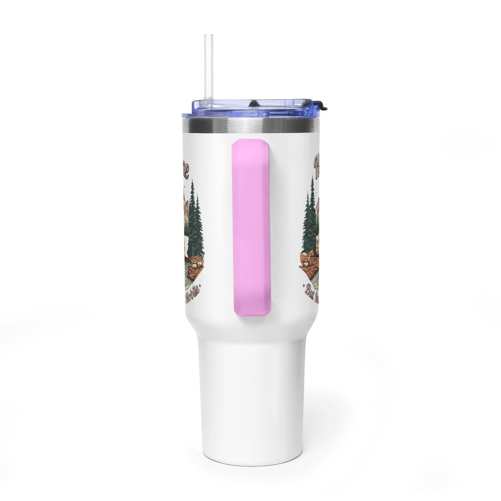 Teardrop Trailer "Home, But Mobile" Tumbler — 40oz Stainless Steel