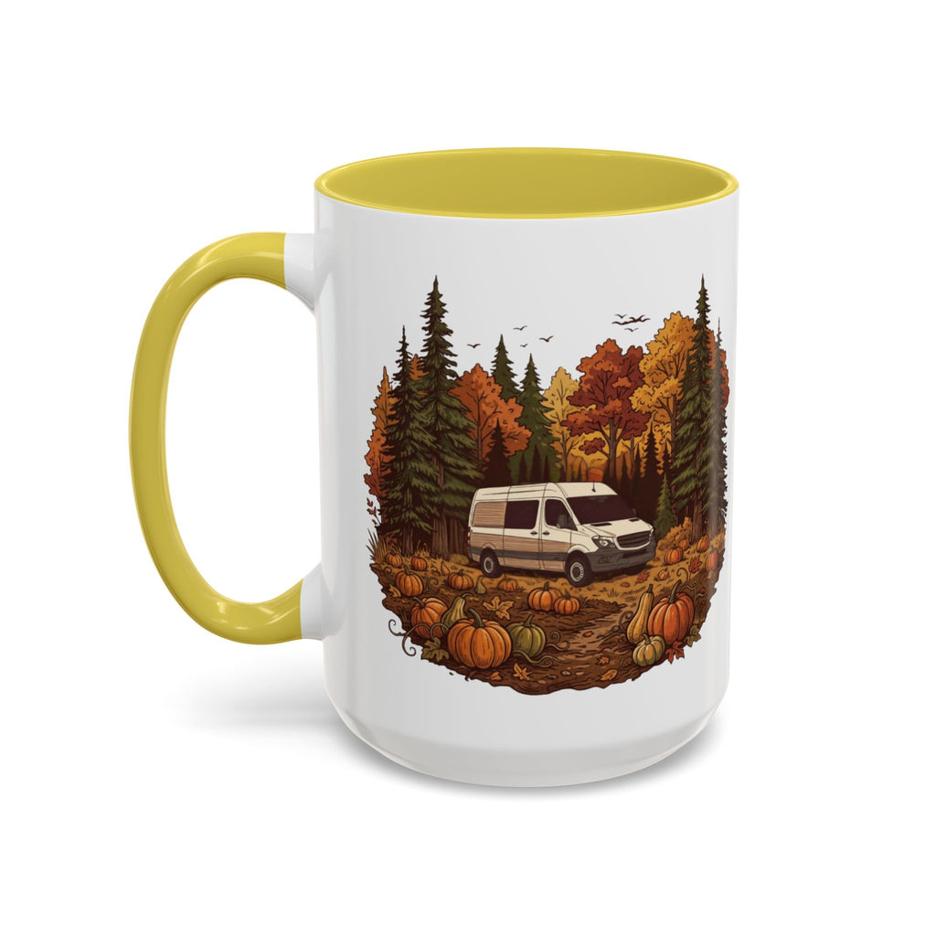 Pumpkin Patch Adventure Van Ceramic Mug — 11oz / 15ozColorful