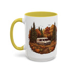 Pumpkin Patch Adventure Van Ceramic Mug — 11oz / 15ozColorful