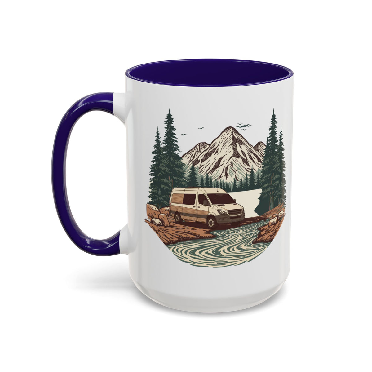 Adventure Van "Home, But Mobile" Ceramic Mug — 11oz / 15oz