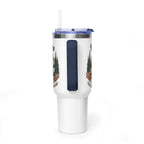 Vintage Class C Motorhome "Home, But Mobile" Tumbler — 40oz Stainless Steel