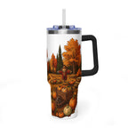 Pumpkin Patch Modern Class C Motorhome Tumbler — 40oz Stainless Steel