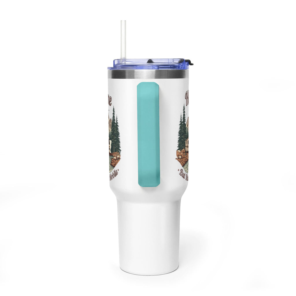 Modern Class A Motorhome "Home, But Mobile" Tumbler — 40oz Stainless Steel