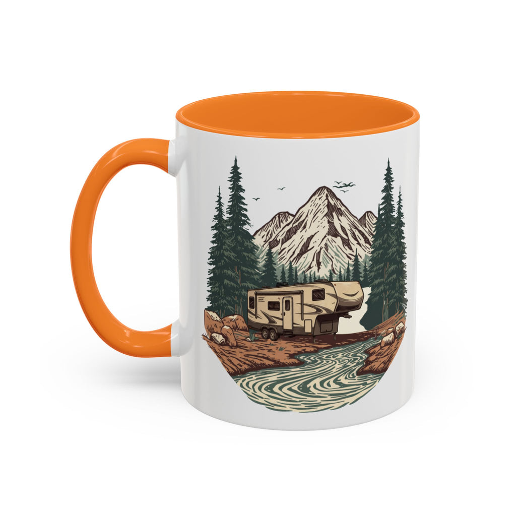 Modern 5th Wheel "Home, But Mobile" Ceramic Mug — 11oz / 15oz