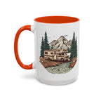 Vintage Class C Motorhome "Home, But Mobile" Ceramic Mug — 11oz / 15oz