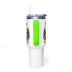 Vintage Class C Motorhome "Home, But Mobile" Tumbler — 40oz Stainless Steel