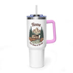 Modern Class A Motorhome "Home, But Mobile" Tumbler — 40oz Stainless Steel