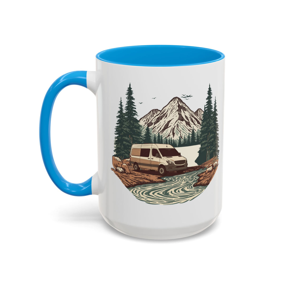 Adventure Van "Home, But Mobile" Ceramic Mug — 11oz / 15oz