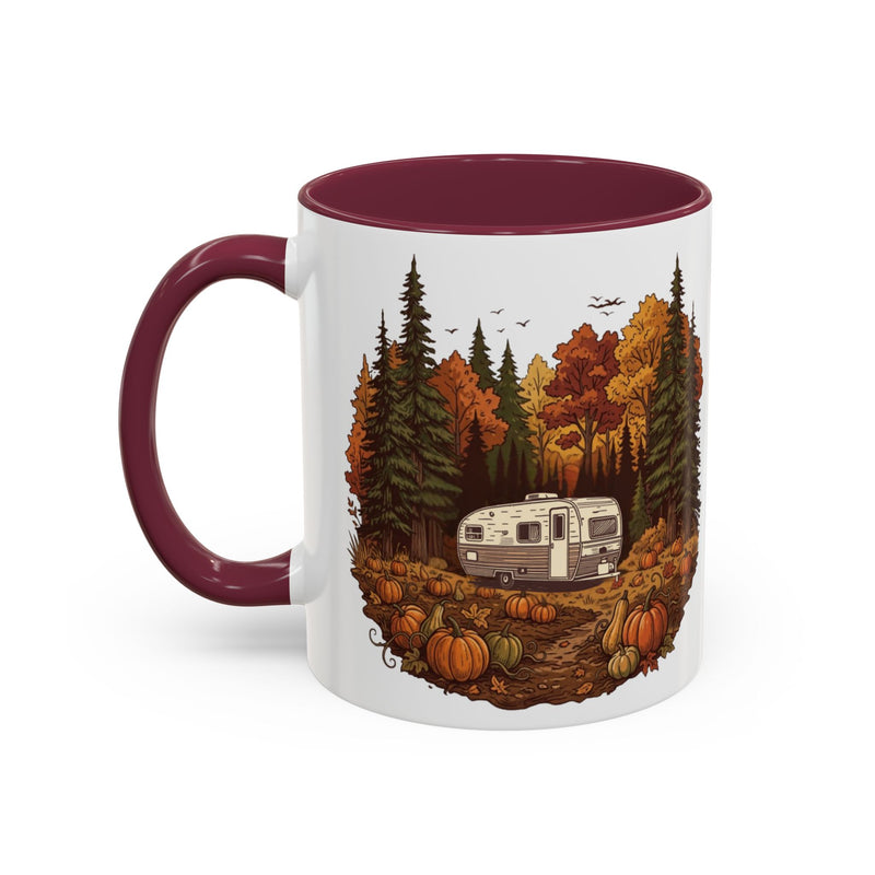 Pumpkin Patch Travel Trailer Ceramic Mug — 11oz / 15ozColorful