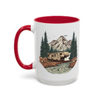 Modern 5th Wheel "Home, But Mobile" Ceramic Mug — 11oz / 15oz
