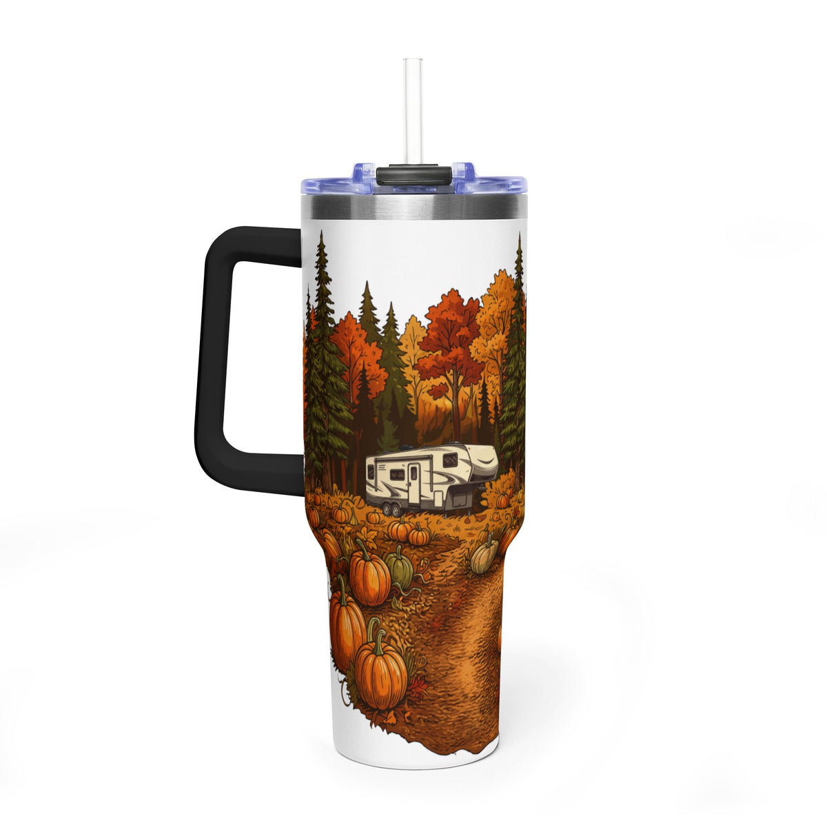 Pumpkin Patch Modern 5th Wheel Tumbler — 40oz Stainless Steel