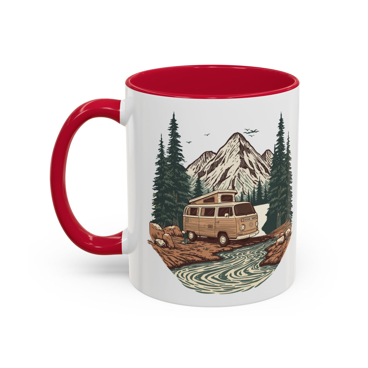 Campervan "Home, But Mobile" Ceramic Mug — 11oz / 15oz