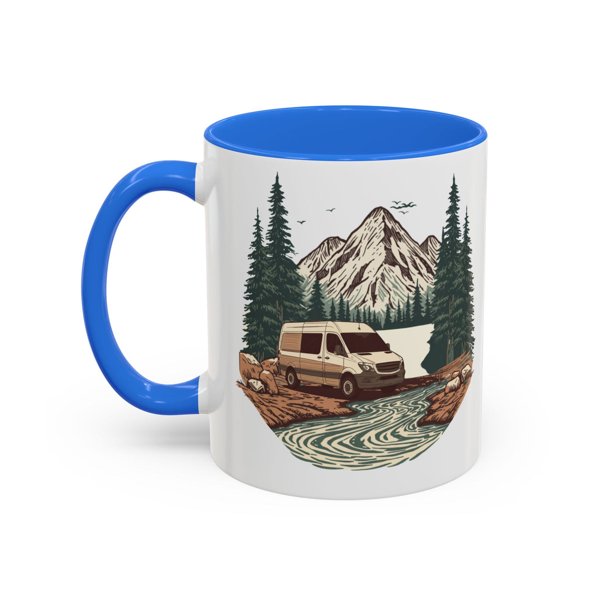 Adventure Van "Home, But Mobile" Ceramic Mug — 11oz / 15oz