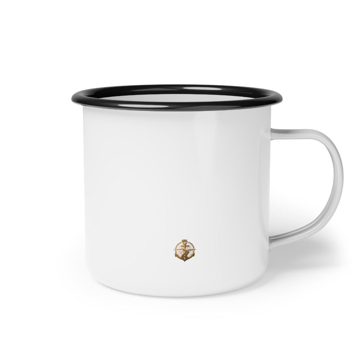 Pumpkin Patch Vintage 5h Wheel Enamel Camp Cup — 12oz