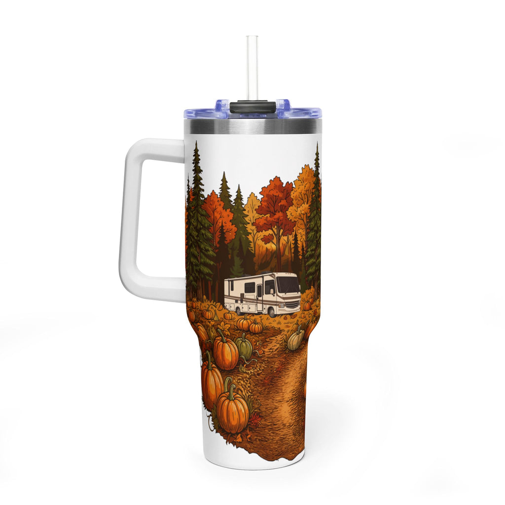 Pumpkin Patch Modern Class A Motorhome Tumbler — 40oz Stainless Steel