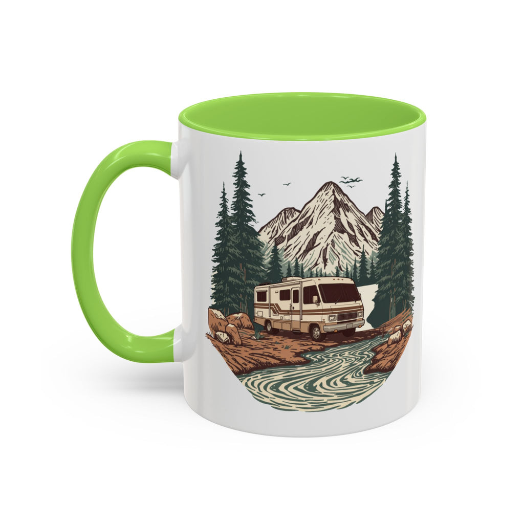 Vintage Class A Motorhome "Home, But Mobile" Ceramic Mug — 11oz / 15oz