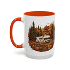 Pumpkin Patch Modern Class C Motorhome Ceramic Mug — 11oz / 15ozColorful