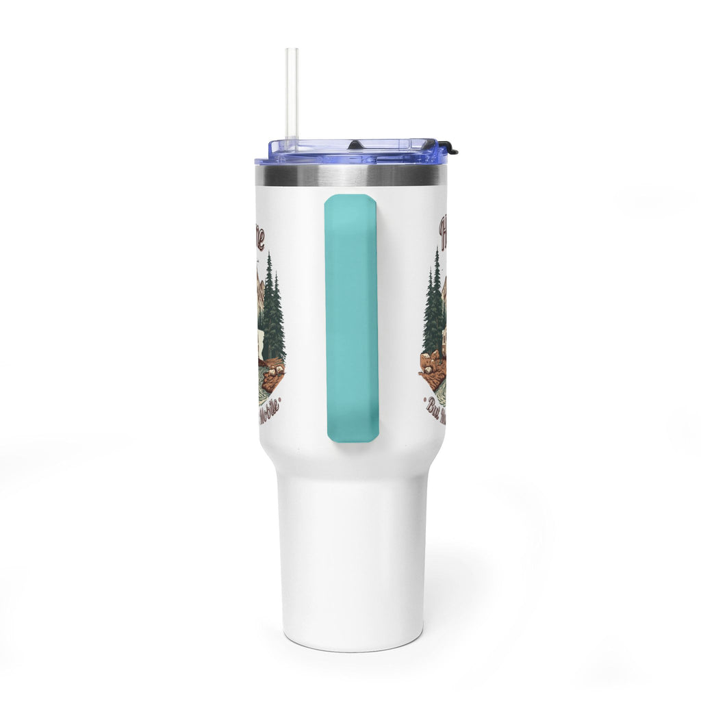 Teardrop Trailer "Home, But Mobile" Tumbler — 40oz Stainless Steel