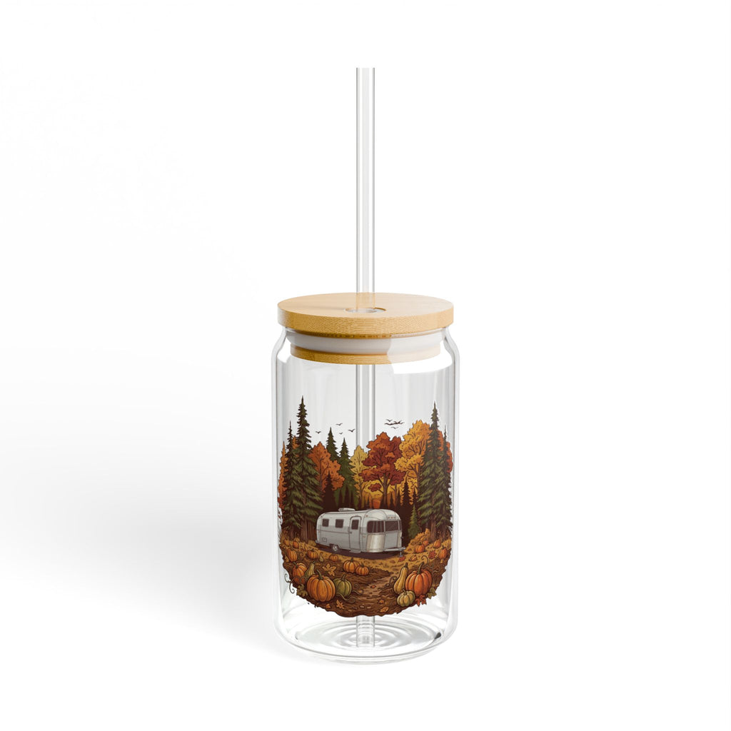 Pumpkin Patch Silver Bullet Trailer Sipper Glass — 16oz Sipper