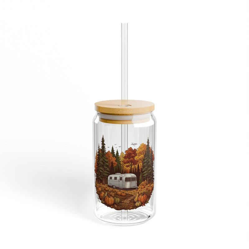 Pumpkin Patch Silver Bullet Trailer Sipper Glass — 16oz Sipper