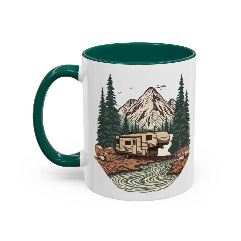 Modern 5th Wheel "Home, But Mobile" Ceramic Mug — 11oz / 15oz