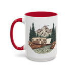 Travel Trailer "Home, But Mobile" Ceramic Mug — 11oz / 15oz
