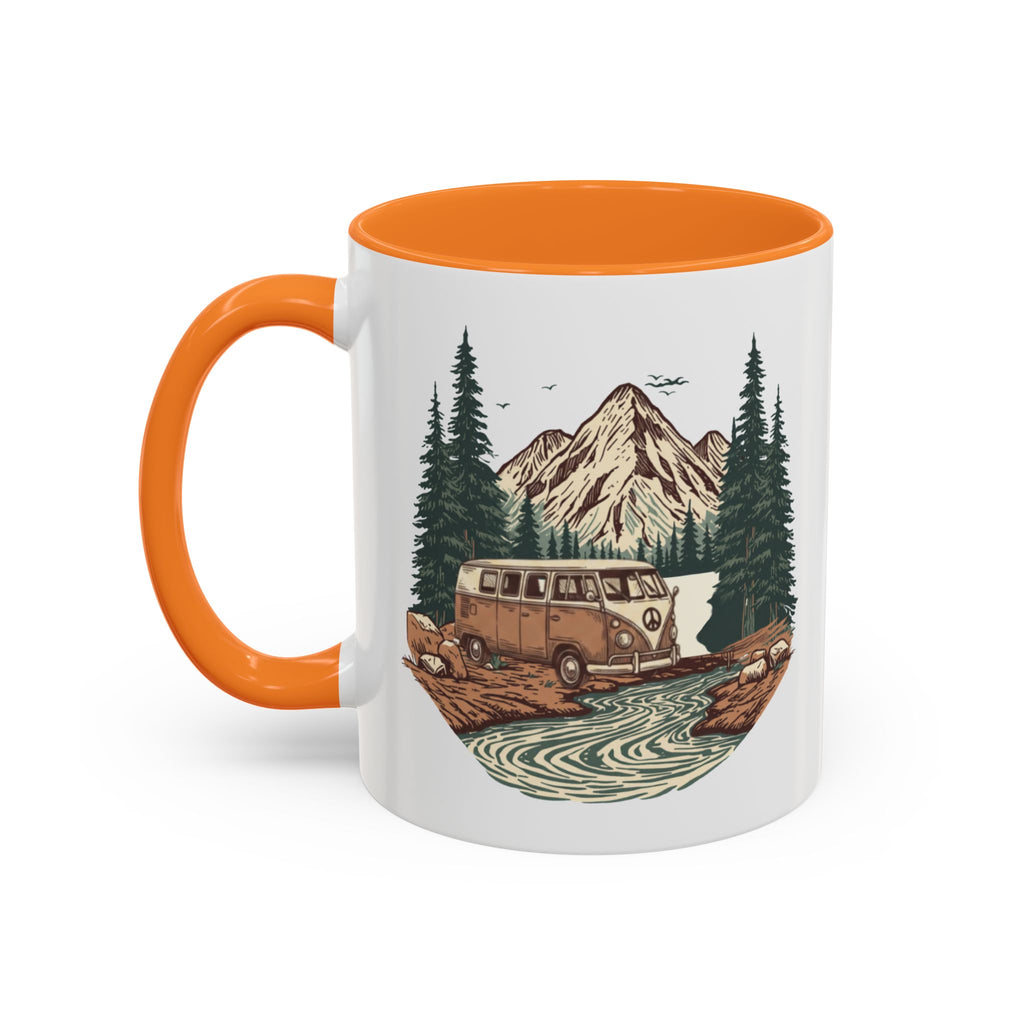 Hippy Van "Home, But Mobile" Ceramic Mug — 11oz / 15oz