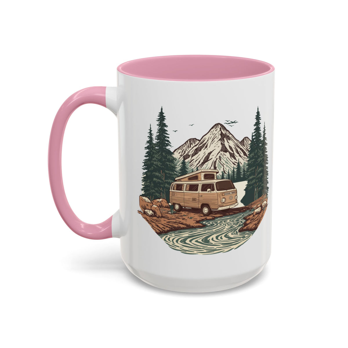 Campervan "Home, But Mobile" Ceramic Mug — 11oz / 15oz