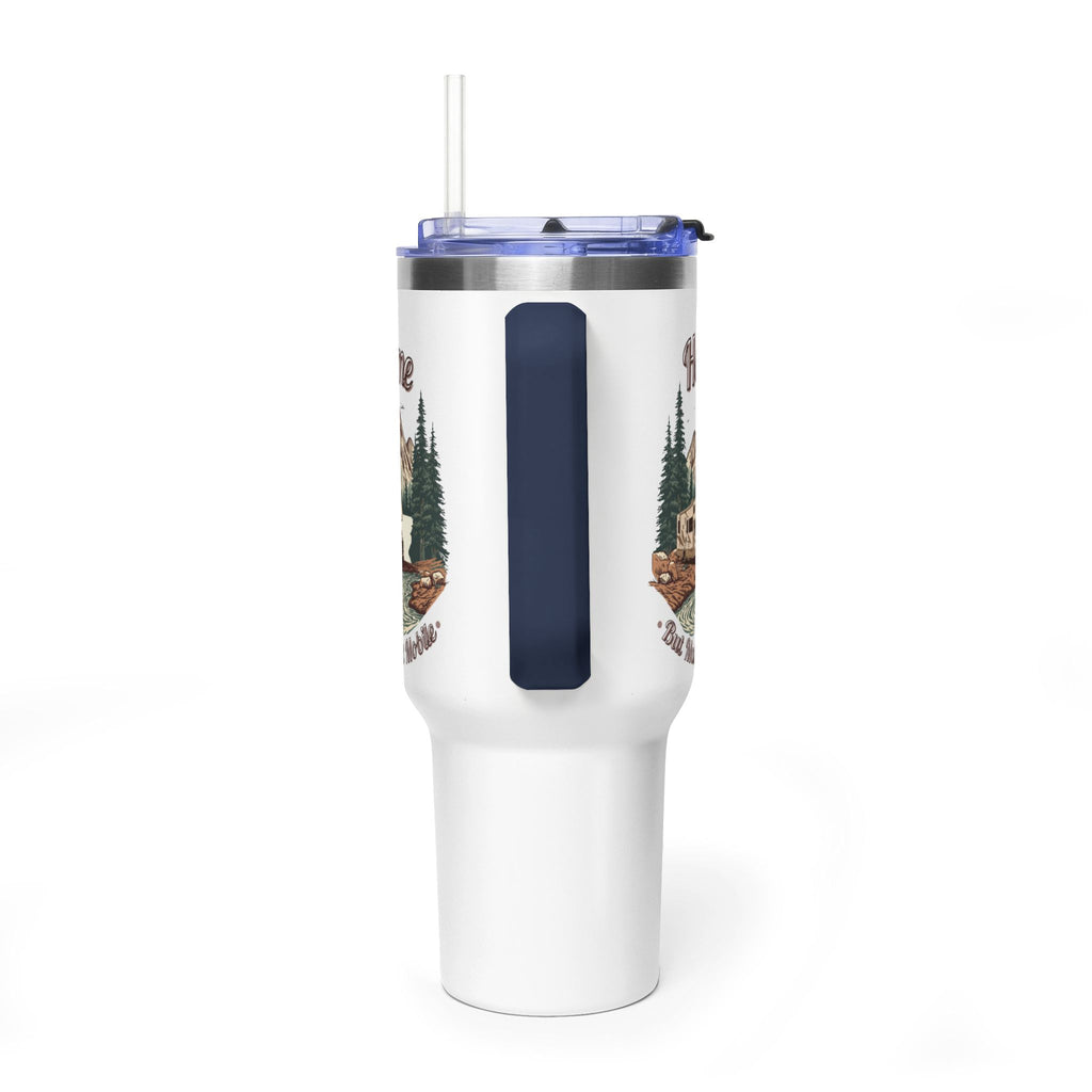Modern Class C Motorhome "Home, But Mobile" Tumbler — 40oz Stainless Steel