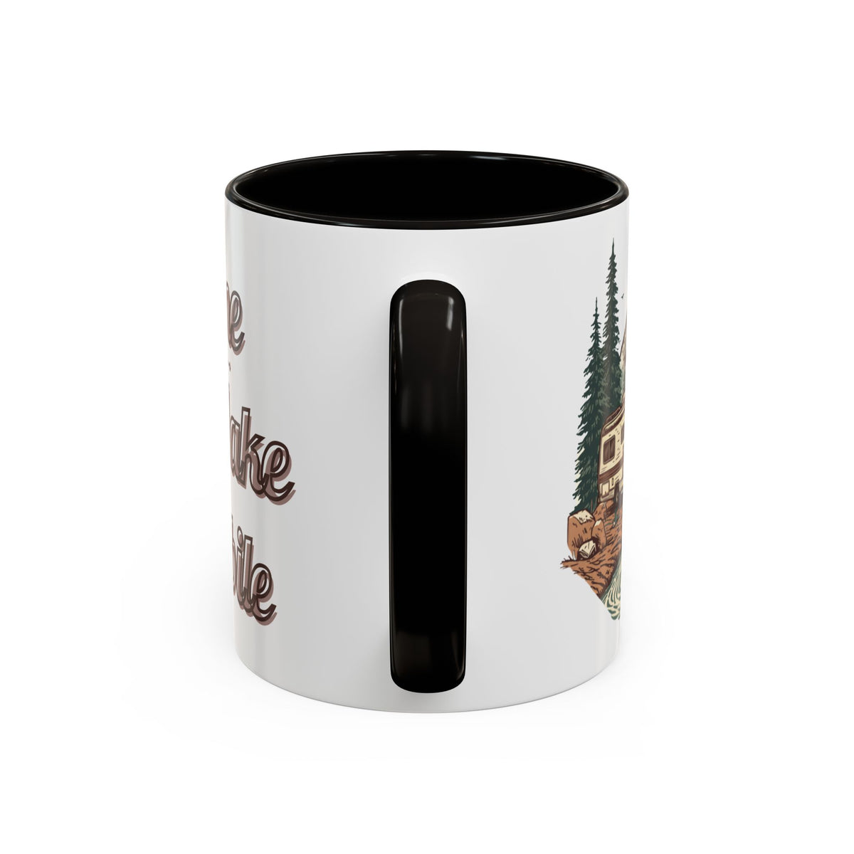 Vintage Class C Motorhome "Home, But Mobile" Ceramic Mug — 11oz / 15oz