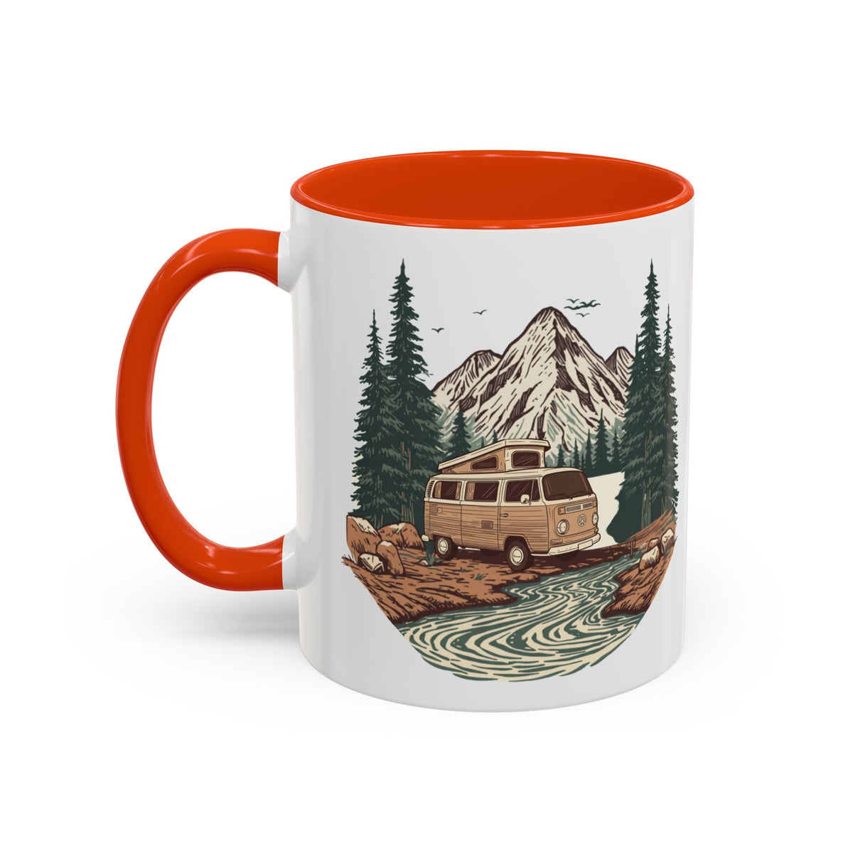 Campervan "Home, But Mobile" Ceramic Mug — 11oz / 15oz