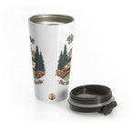 Vintage 5th Wheel "Home, But Make It Mobile" Travel Mug — 15oz Stainless Steel