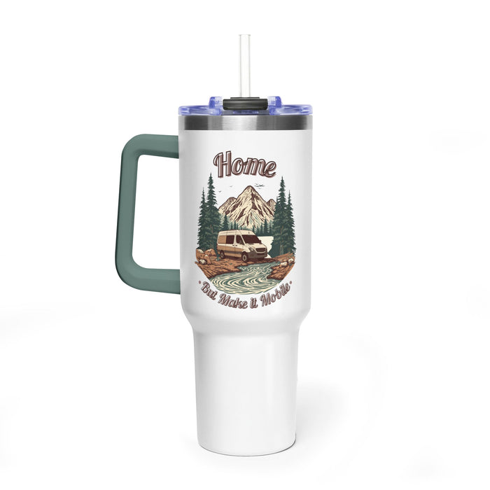 Adventure Van "Home, But Mobile" Tumbler — 40oz Stainless Steel