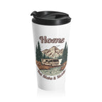Modern Class A Motorhome "Home, But Mobile" Travel Mug — 15oz Stainless Steel