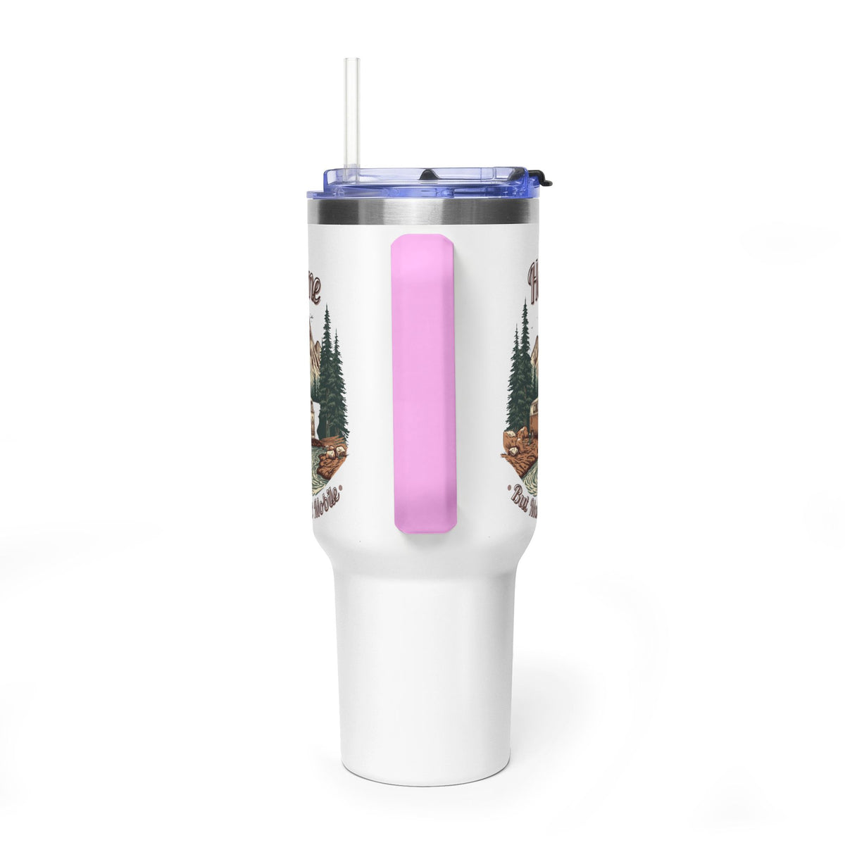 Hippy Van "Home, But Mobile" Tumbler — 40oz Stainless Steel