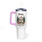 Travel Trailer "Home, But Mobile" Tumbler — 40oz Stainless Steel